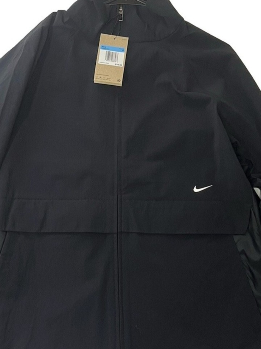 Nike Dri-Fit ADV APV Fitness Zip Up Men's Black Lightweight Windbreaker Jacket